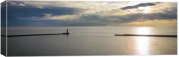 Roker at Dawn Canvas Print by Apollo Aerial Photography