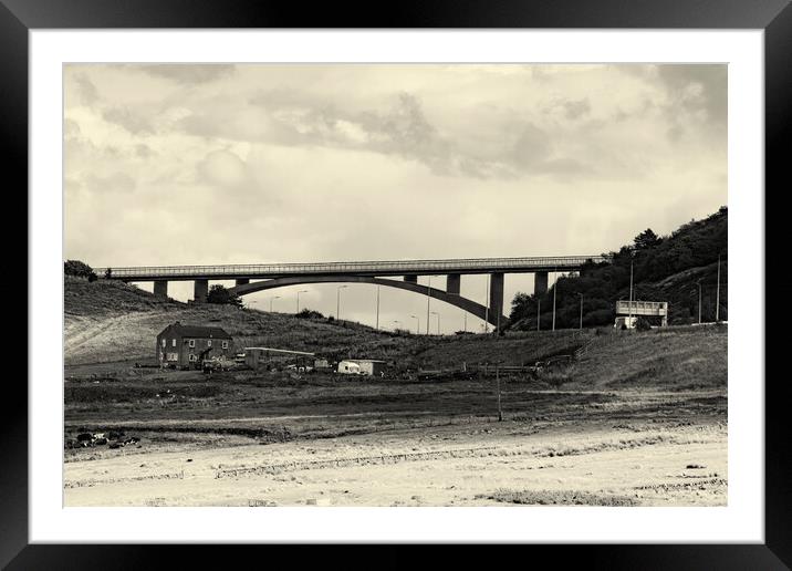 Scammonden Bridge M62 West Yorkshire Framed Mounted Print by Glen Allen