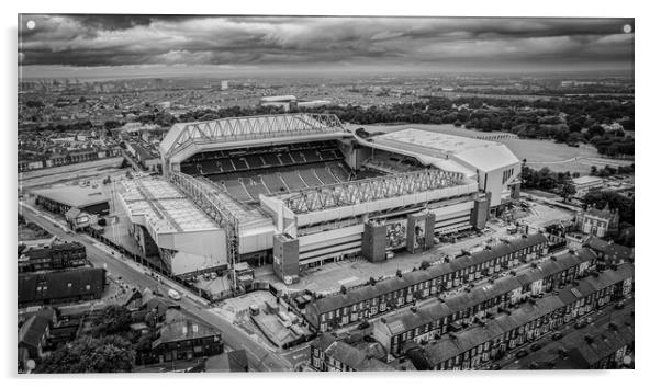 Anfield Stadium Acrylic by Apollo Aerial Photography