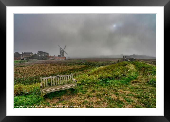 Cley-next-the-Sea Windmill  Framed Mounted Print by Chris Drabble