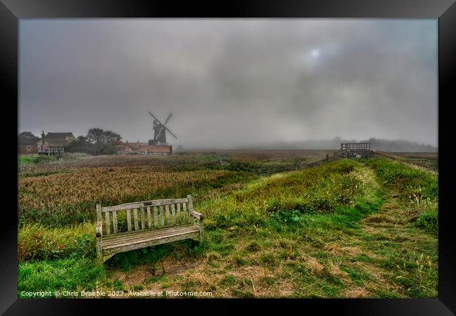 Cley-next-the-Sea Windmill  Framed Print by Chris Drabble