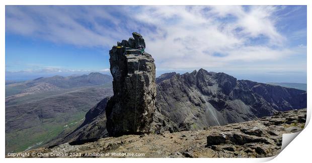 Sgùrr Dearg, the Inaccessible Pinnacle Print by Chris Drabble