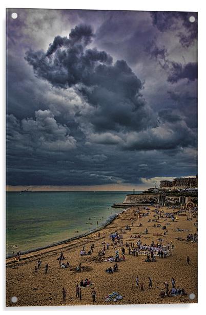 Broadstairs, August 2010, Acrylic by Chris Lord