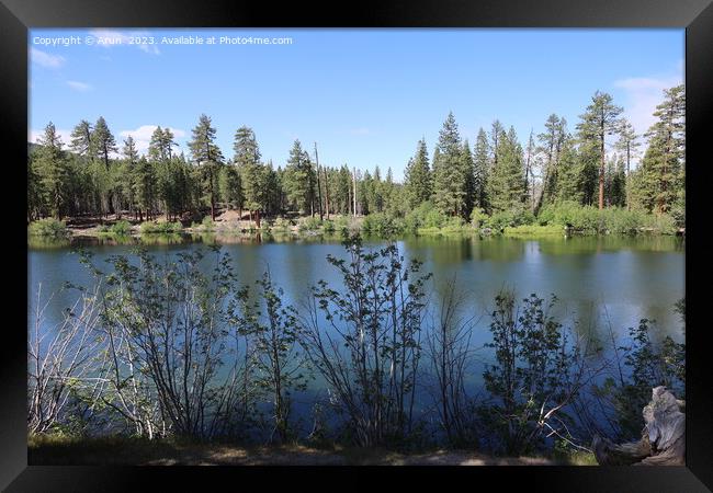 Lassen national park California Framed Print by Arun 