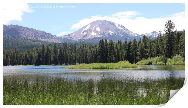 Lassen national park California Print by Arun 