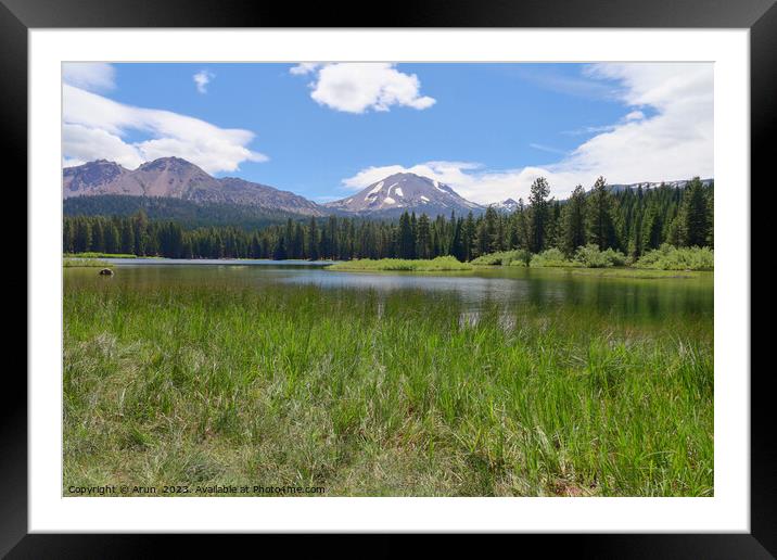 Lassen national park California Framed Mounted Print by Arun 