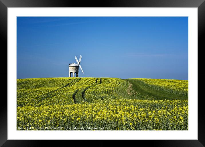 The Mill on the hill Framed Mounted Print by Steven Plowman