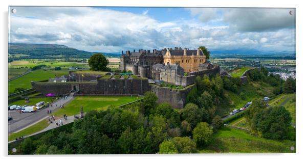 Stirling Castle Acrylic by Apollo Aerial Photography