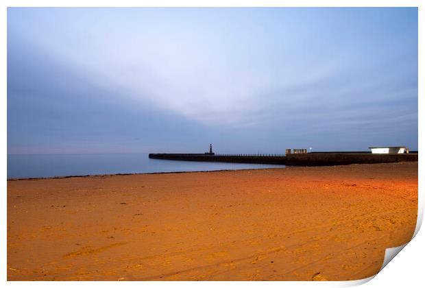 Early Morning Roker Print by Steve Smith