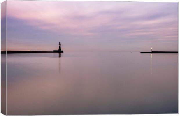 Dawn at Roker Canvas Print by Steve Smith