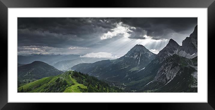 Hoher Dachstein Framed Mounted Print by Creative Photography Wales