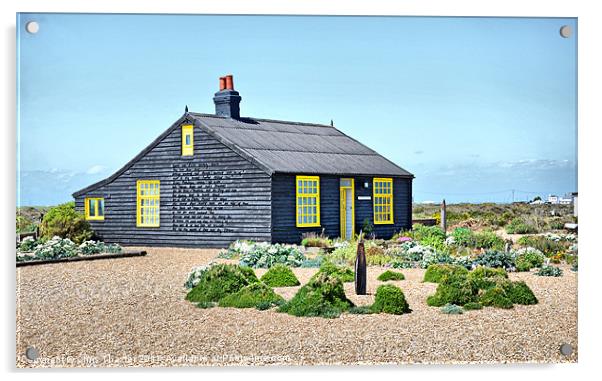 Prospect Cottage Dungeness Acrylic by Chris Thaxter