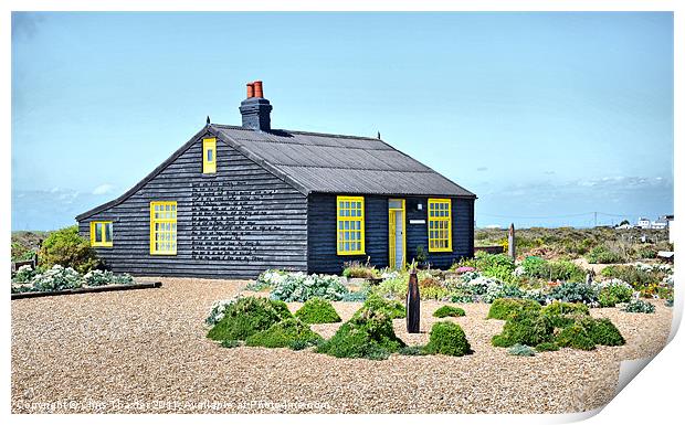 Prospect Cottage Dungeness Print by Chris Thaxter