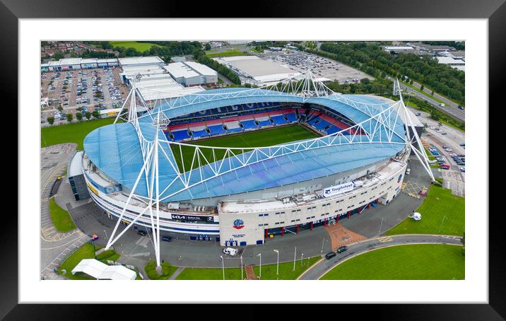 The Toughsheet Community Stadium Framed Mounted Print by Apollo Aerial Photography