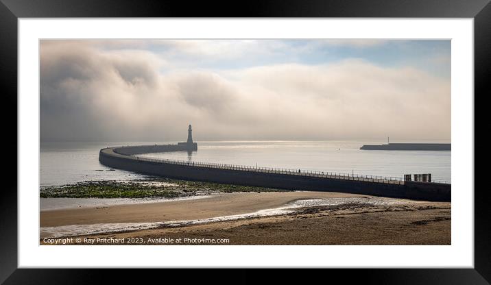 Early Morning Fret at Roker Framed Mounted Print by Ray Pritchard