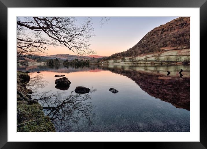 Sunsrise At Rydalwater Framed Mounted Print by Gary Kenyon