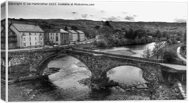 Pont  Fawr Canvas Print by Ian Fairbrother