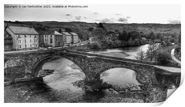 Pont  Fawr Print by Ian Fairbrother