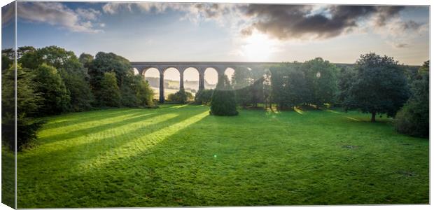 Penistone Railway Viaduct Canvas Print by Apollo Aerial Photography