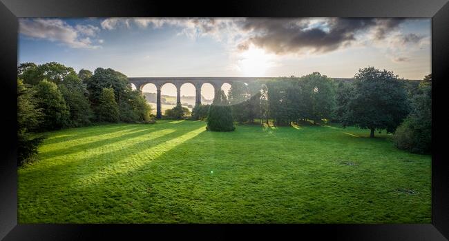 Penistone Railway Viaduct Framed Print by Apollo Aerial Photography