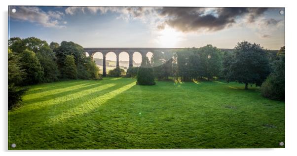 Penistone Railway Viaduct Acrylic by Apollo Aerial Photography