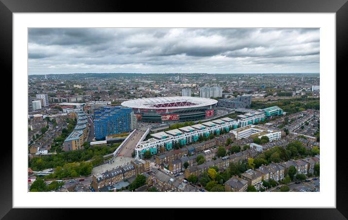 A View of The Emirates Framed Mounted Print by Apollo Aerial Photography