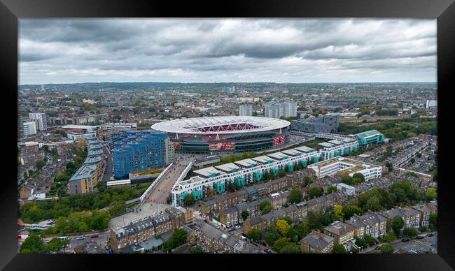 A View of The Emirates Framed Print by Apollo Aerial Photography