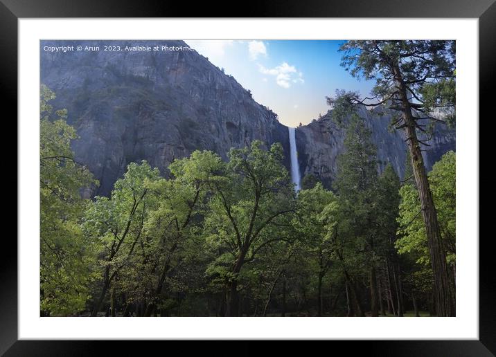 Yosemite in Spring Framed Mounted Print by Arun 