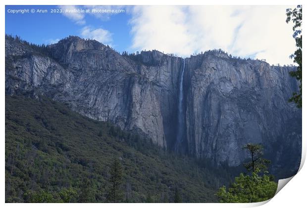 Yosemite in Spring Print by Arun 