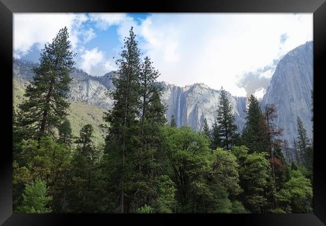 Yosemite in Spring Framed Print by Arun 