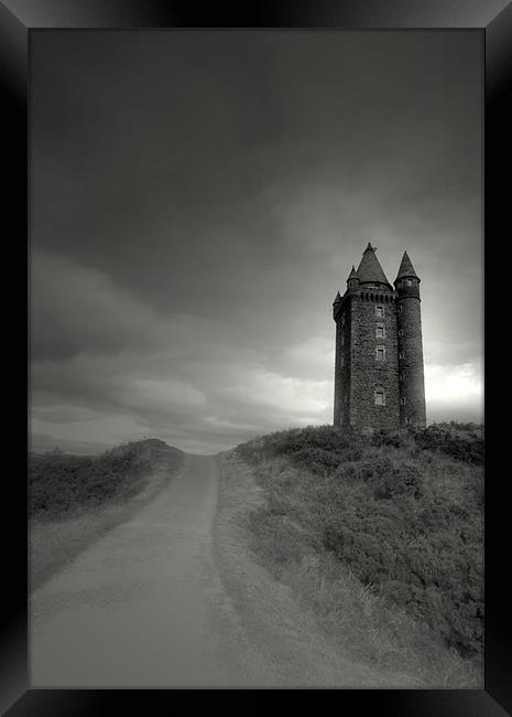 Enchanted Tower Framed Print by pauline morris