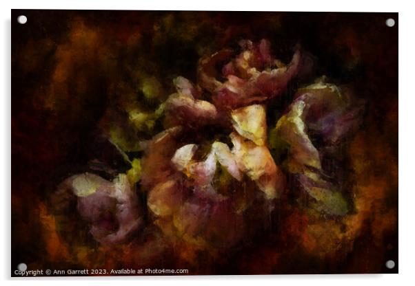 Tulips Lost and Found Acrylic by Ann Garrett