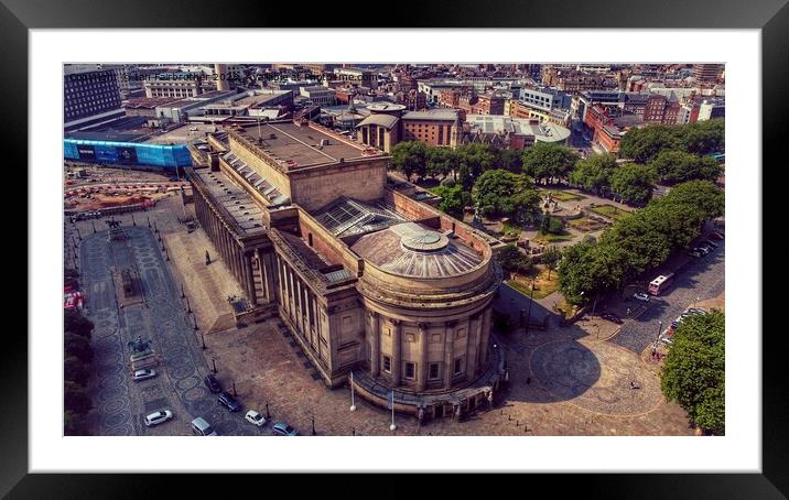St George’s Hall  Framed Mounted Print by Ian Fairbrother