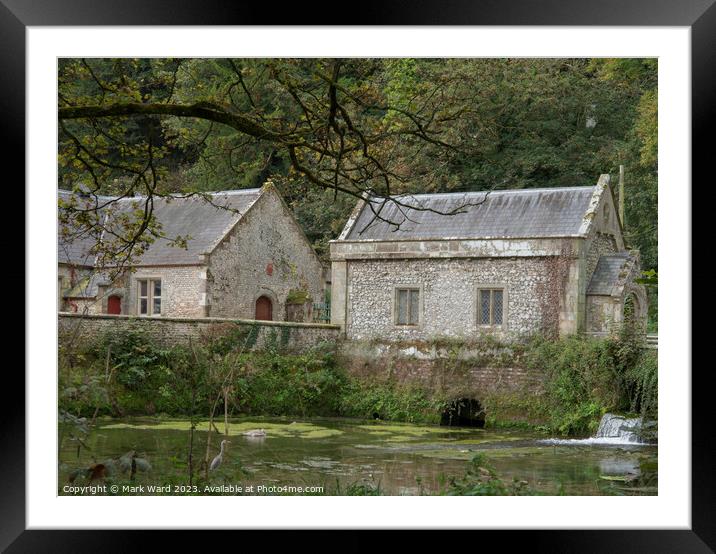 Swanbourne Lake Mill in Arundel. Framed Mounted Print by Mark Ward