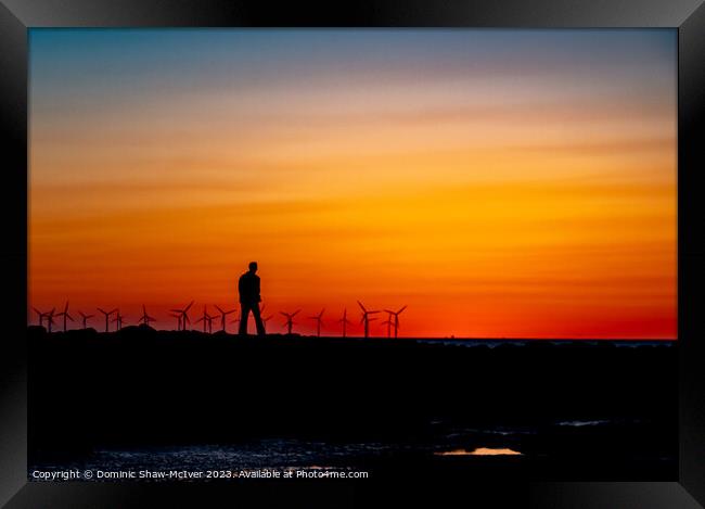 A stroll amongst the windmills Framed Print by Dominic Shaw-McIver
