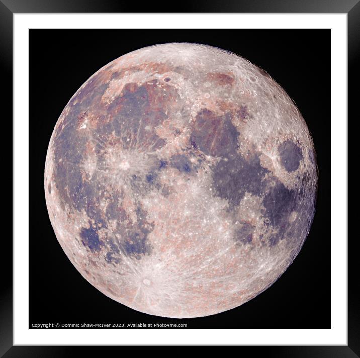 Moonshot Framed Mounted Print by Dominic Shaw-McIver