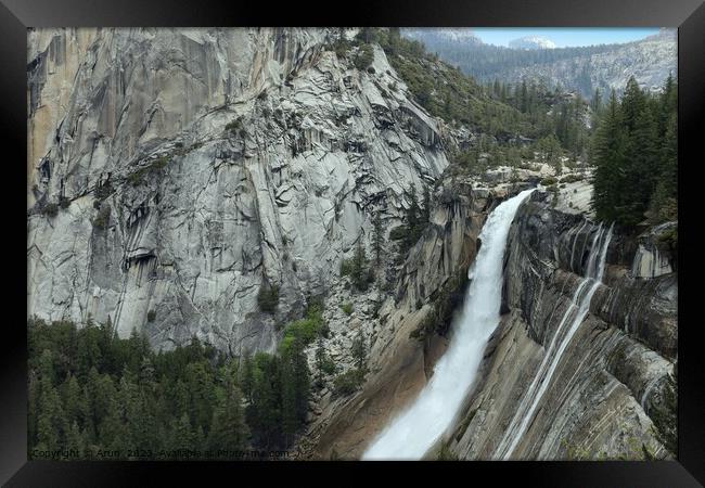 Yosemite in Spring Framed Print by Arun 