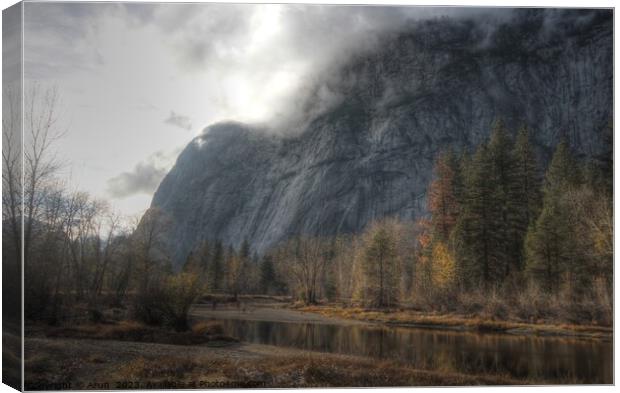 Yosemite national park in the fall Canvas Print by Arun 
