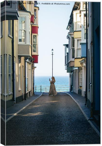 candid in cromer Canvas Print by Mark Sellick