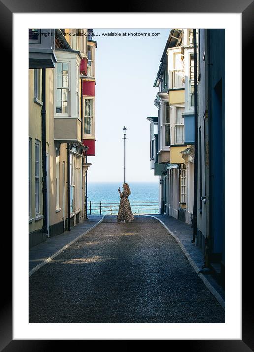 candid in cromer Framed Mounted Print by Mark Sellick