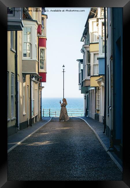 candid in cromer Framed Print by Mark Sellick