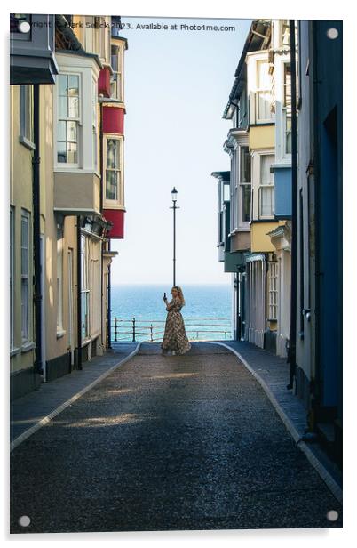 candid in cromer Acrylic by Mark Sellick