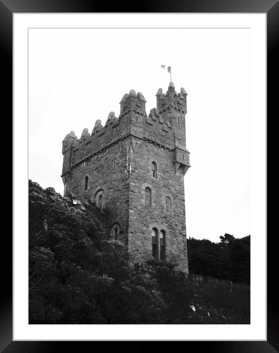 Glenveagh Castle Turret Framed Mounted Print by Stephanie Moore