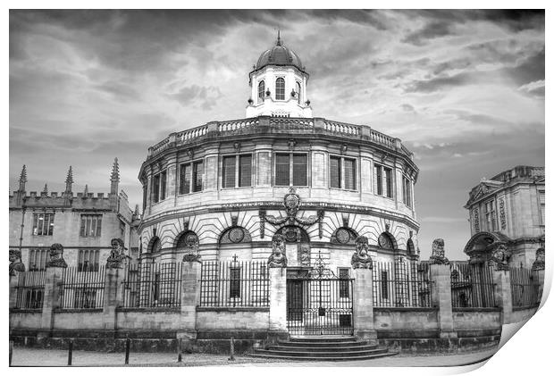 Oxford Sheldonian Theatre  Print by Alison Chambers