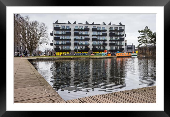 Keepers Quay reflecting in the water Framed Mounted Print by Jason Wells