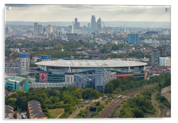 The Emirates Stadium Acrylic by Apollo Aerial Photography