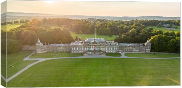 Wentworth Woodhouse Rotherham Canvas Print by Apollo Aerial Photography