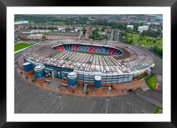 Hampden Park  Framed Mounted Print by Apollo Aerial Photography