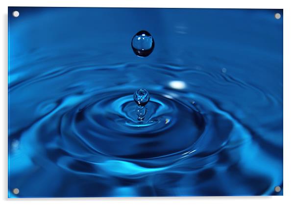 Water Drop Acrylic by Pratik Darji