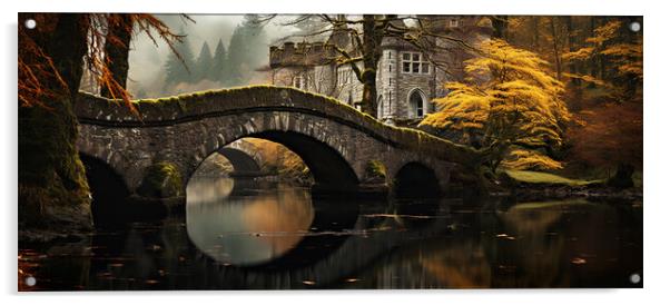 Scottish Castle  Acrylic by CC Designs